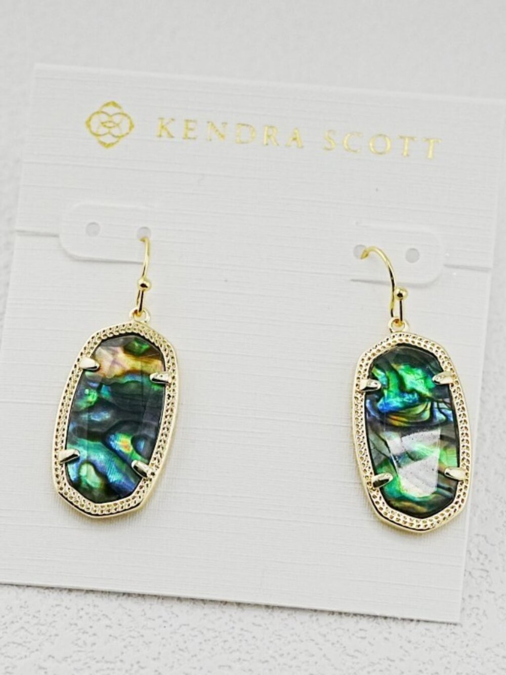Kendra Scott Oval Abalone Earrings